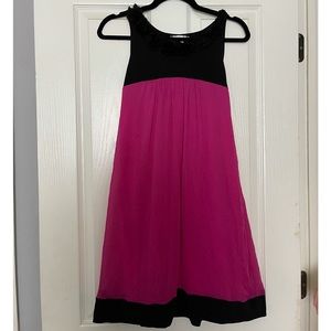 Pink and black kids dress